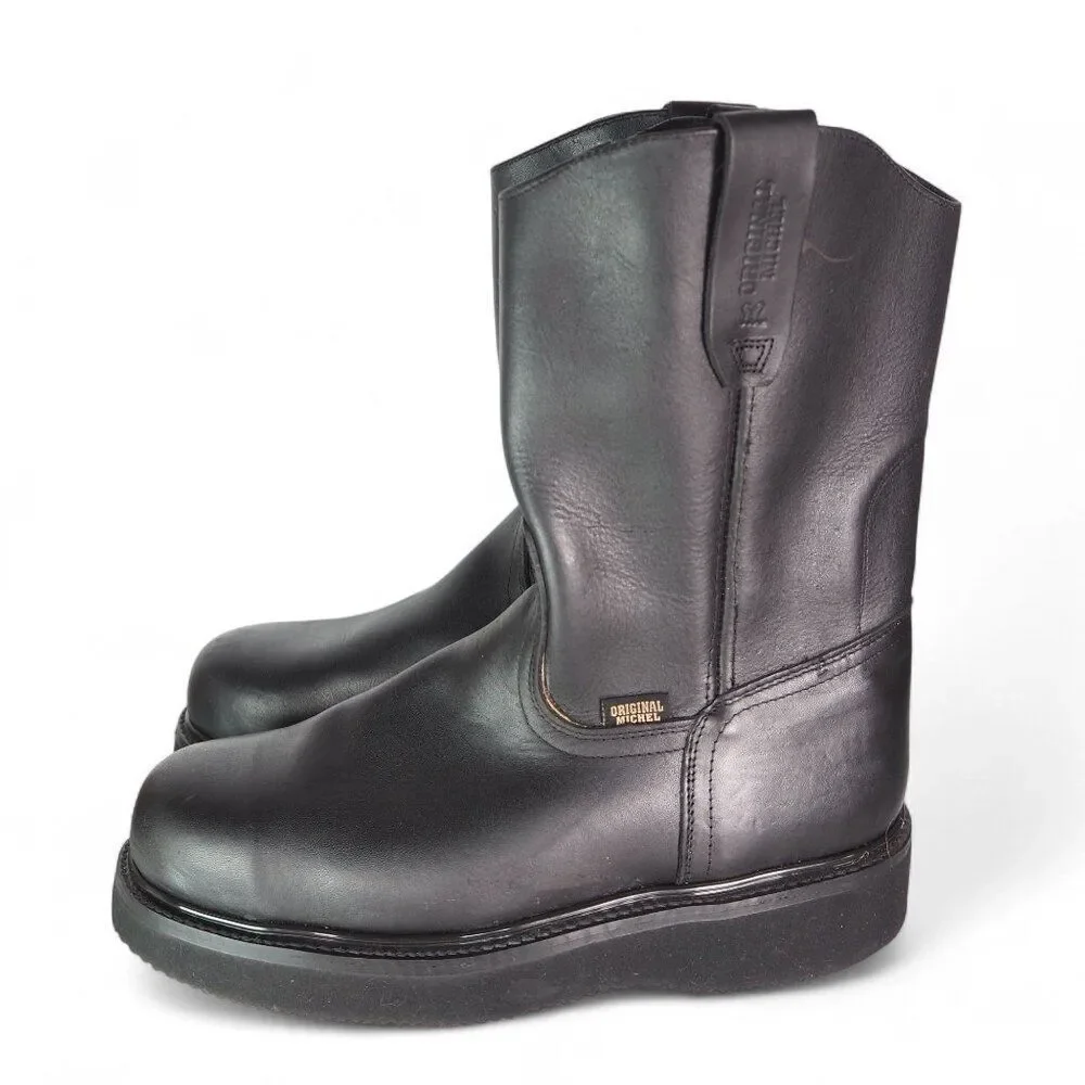 Original Michel Grasso Mil Rayas Work Boots with Steel Helmet Black‎ Men's 9